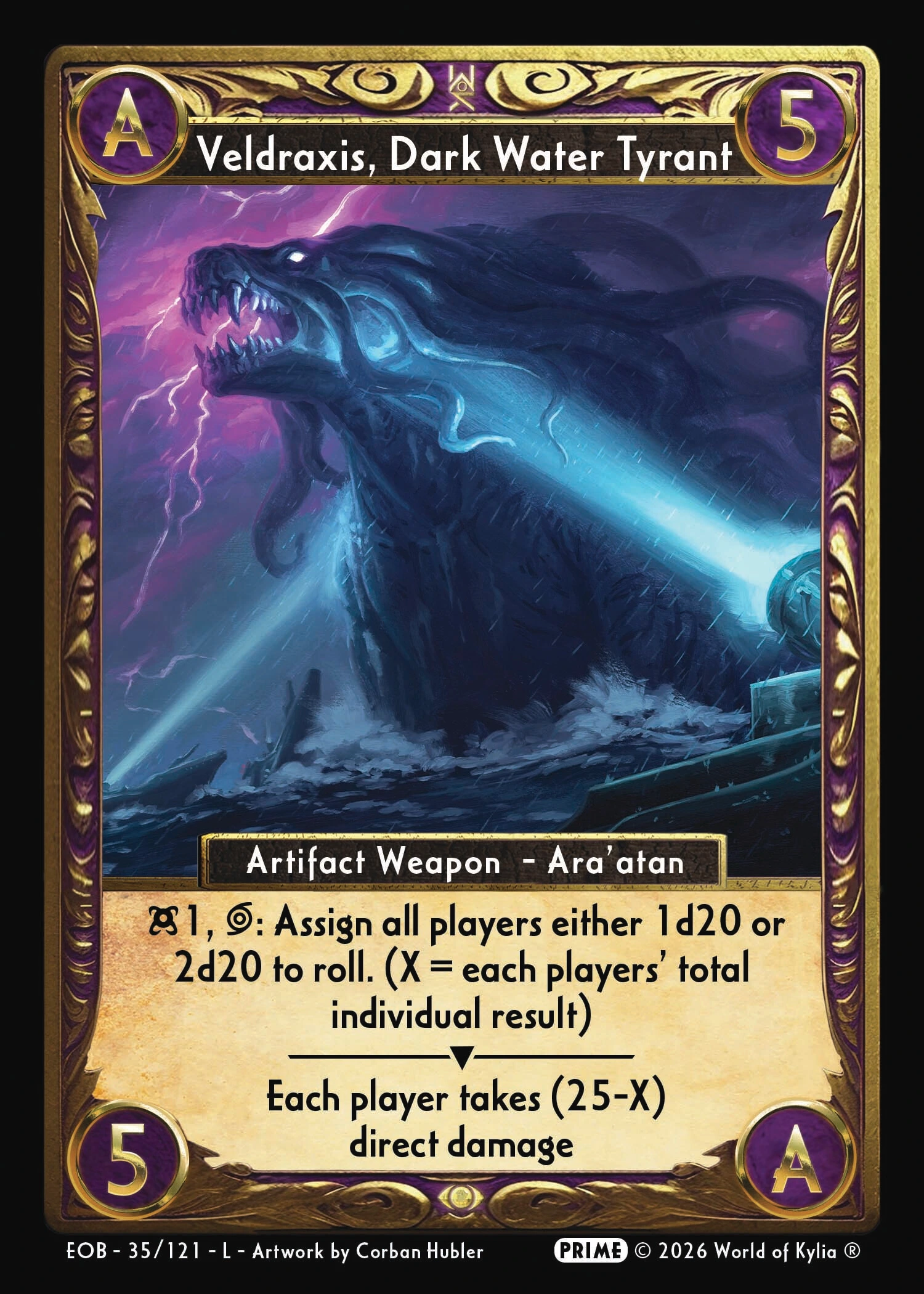 Veldraxis, Dark Water Tyrant