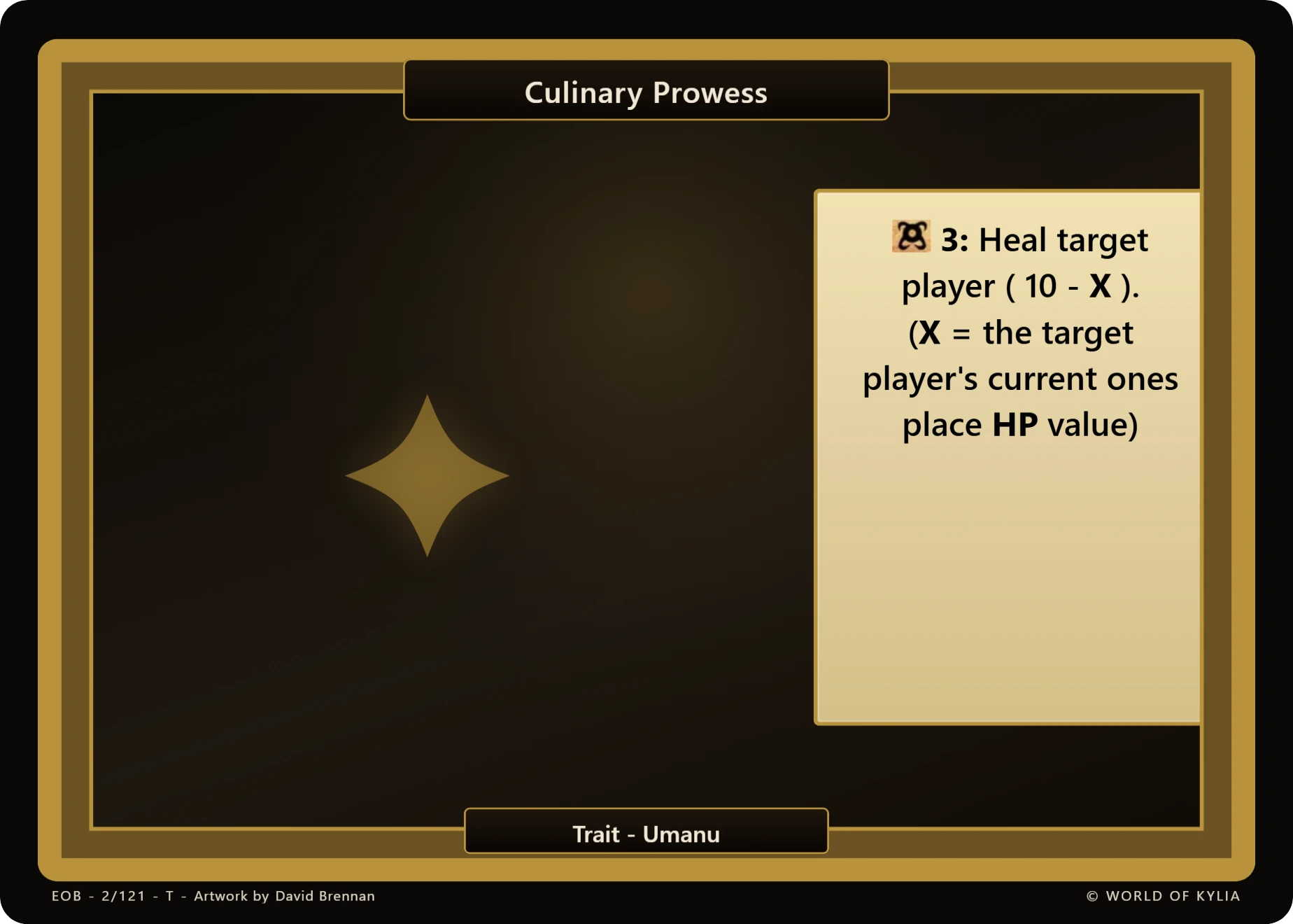 Culinary Prowess