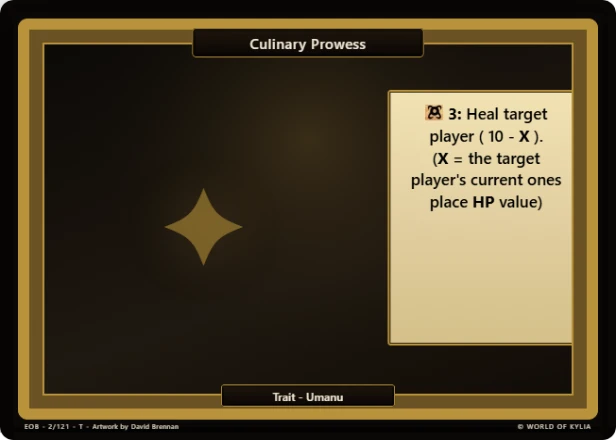Culinary Prowess