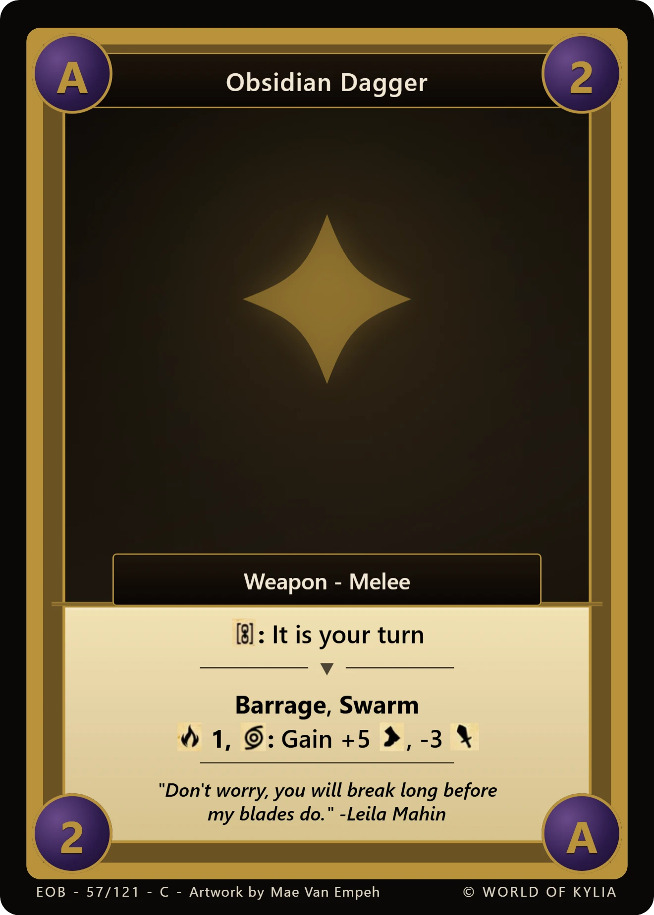Obsidian Dagger