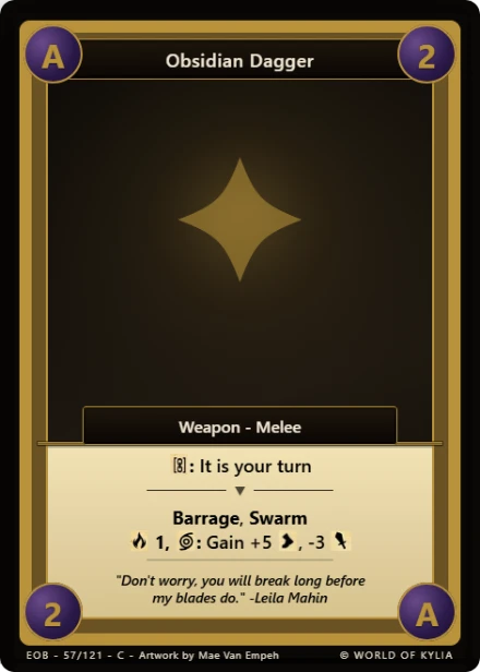 Obsidian Dagger