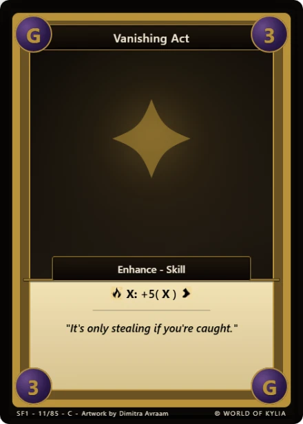 Vanishing Act