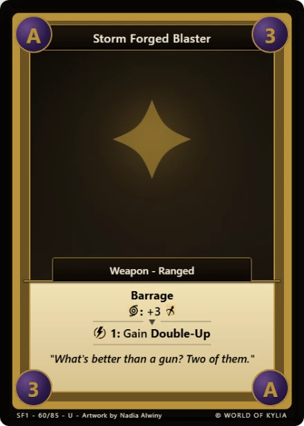 Storm Forged Blaster